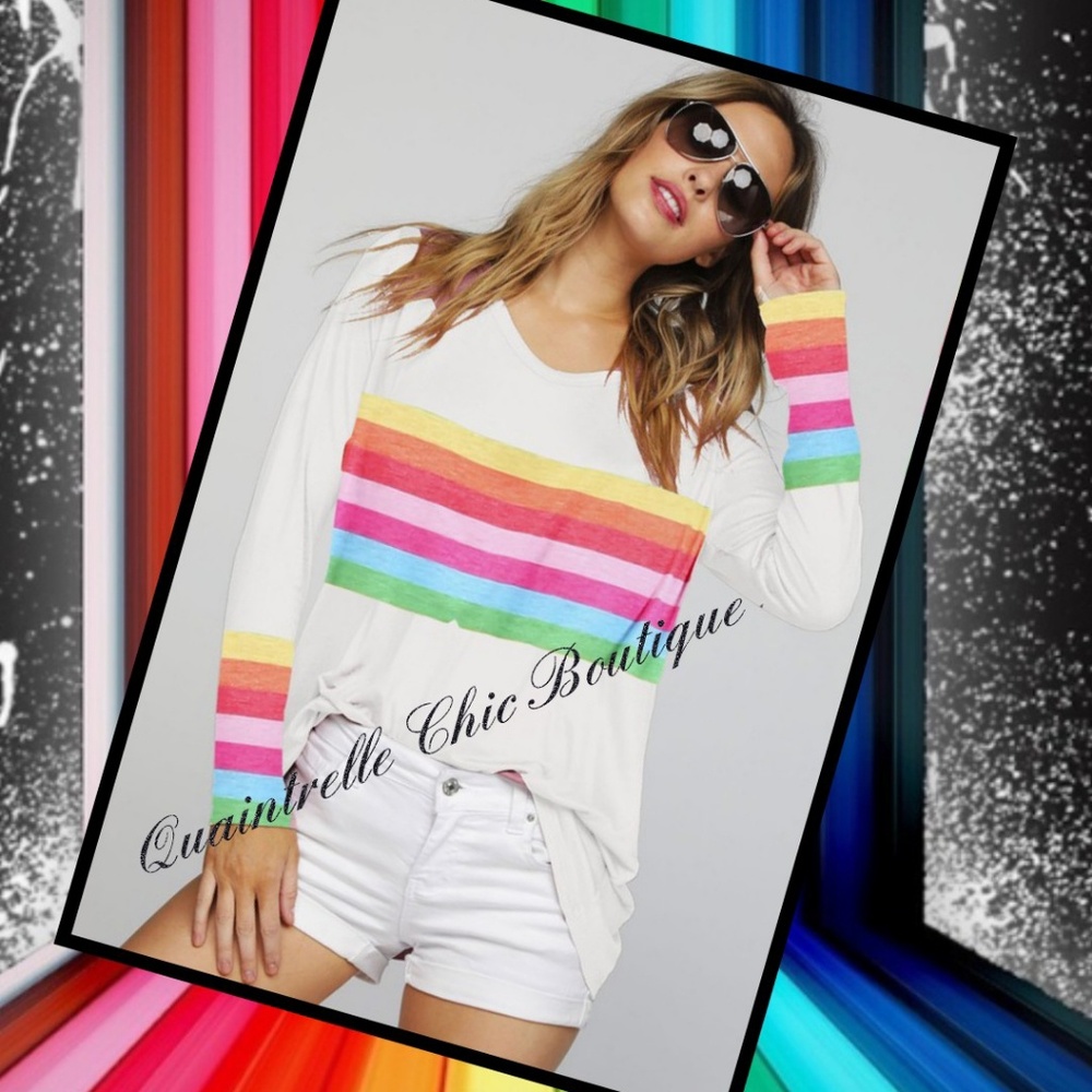 🌈 L  LEFT🌈SKYE GRAPHIC TOP